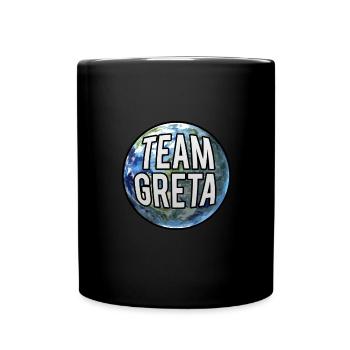Team Greta Sticker Pocket Fridays for Future - Mug uni - noir - Devant