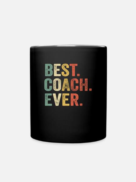 Bester Trainer aller Zeiten - Tasse einfarbig - Schwarz