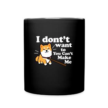 Shiba Inu - Mug uni - noir - Devant