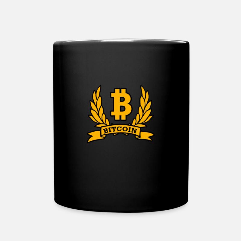 Bitcoin - Full Colour Mug - black