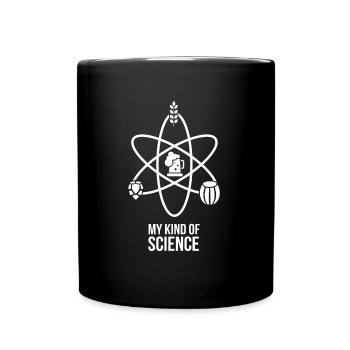Bier Brauen Brauer Wissenschaft Alkoholiker - Tasse einfarbig - Schwarz - Vorne