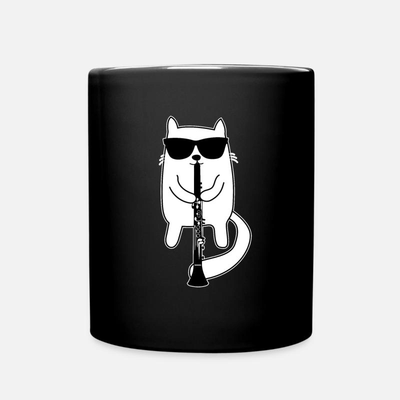 Klarinette - Tasse einfarbig - Schwarz