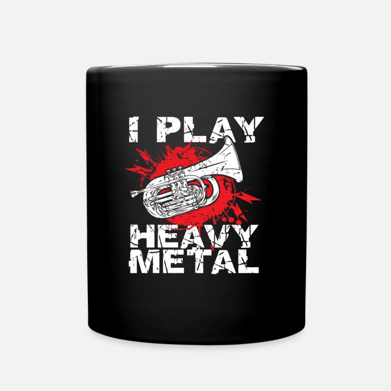 tuba - Mug uni - noir
