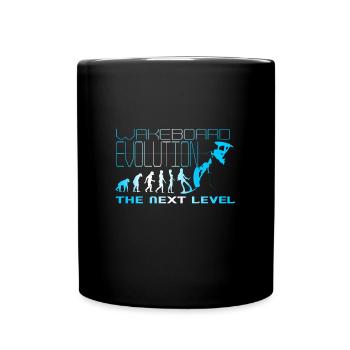 Wakeboard Evolution Next Level Woman, Wakeskate - Full Colour Mug - black - Front