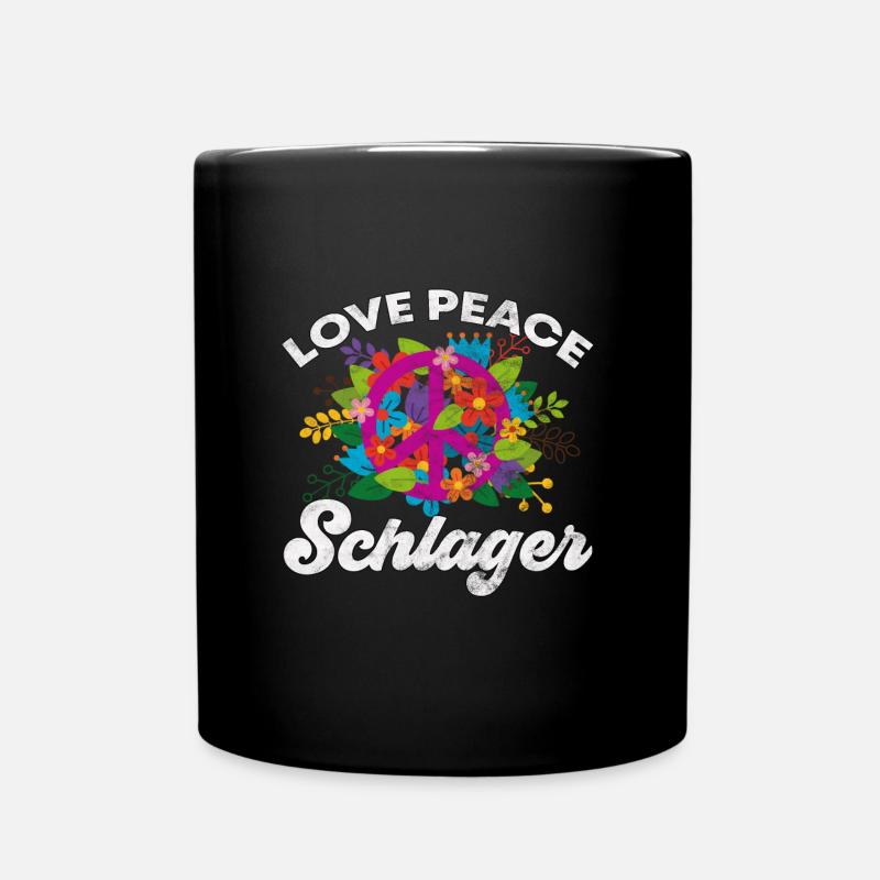 SCHLAGER PARTY HITS 2019 KOSTÜM OUTFIT GESCHENK - Tasse einfarbig - Schwarz