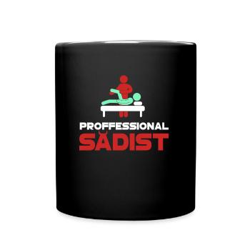 Physiotherapy Physio Physiotherapist Therapist - Full Colour Mug - black - Front