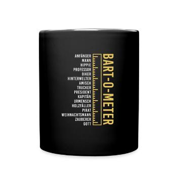 Bart - Tasse einfarbig - Schwarz - Vorne