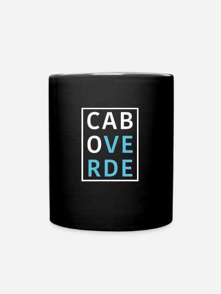 Cabo Verde Kapverden Island Design - Mug uni - noir