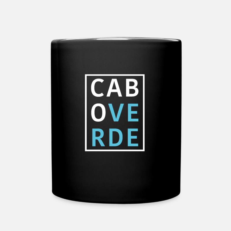 Cabo Verde Kapverden Island Design - Mug uni - noir