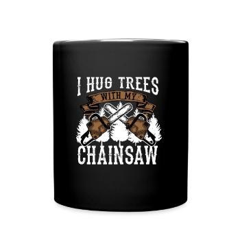 Forestier - Mug uni - noir - Devant