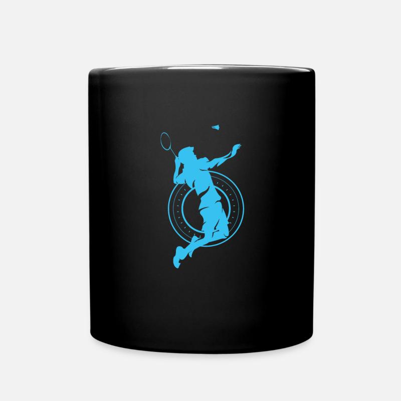 Badminton - Tasse einfarbig - Schwarz