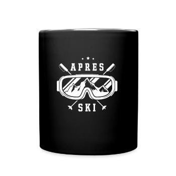 Apres ski - Full Colour Mug - black - Front