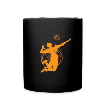 Volley-ball - Mug uni - noir - Devant