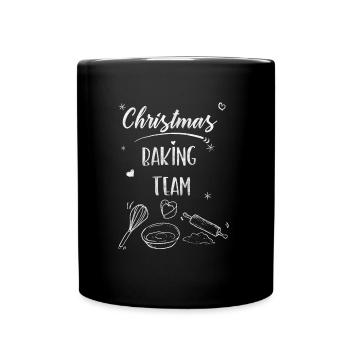 WEIHNACHTSBÄCKEREI SCHÖNE WEIHNACHTSSPRÜCHE - Tasse einfarbig - Schwarz - Vorne
