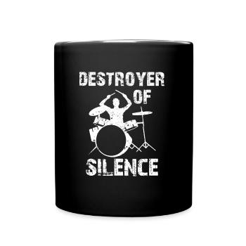 Batteur batteur batteur - Mug uni - noir - Devant