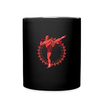Kickboxing - Full Colour Mug - black - Front