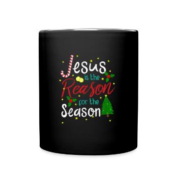 Jésus Noël - Mug uni - noir - Devant
