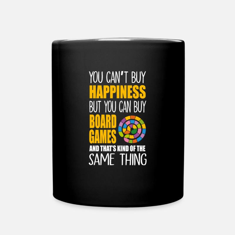 Brettspiele Gamer Würfel RPG Tabletop Geschenke - Tasse einfarbig - Schwarz