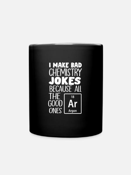 Cadeaux de tableau périodique des éléments de jeu de mots de chimie - Mug uni - noir