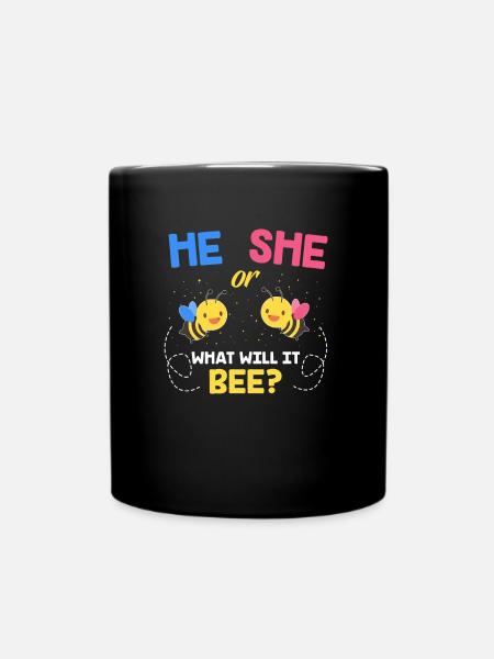 Il ou elle grossesse - Mug uni - noir
