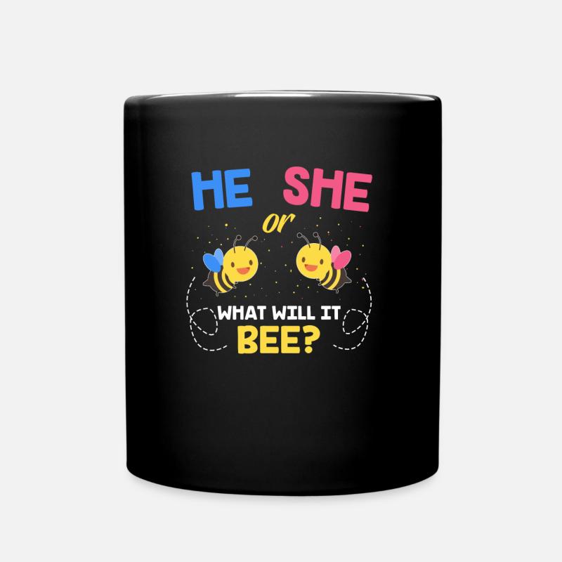Il ou elle grossesse - Mug uni - noir
