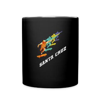 SANTA CRUZ SKATEBOARD GIFTS CHRISTMAS - Full Colour Mug - black - Front