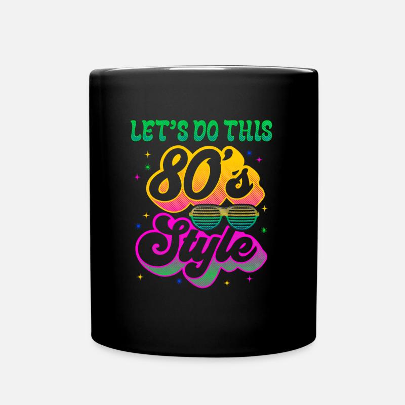 Faisons ce style des années 80 style des années 80 - Mug uni - noir
