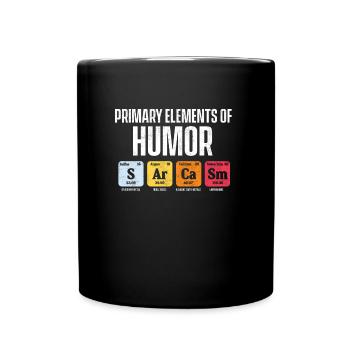 Sarcasm humor - Full Colour Mug - black - Front