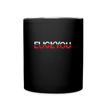 Love Fuck You Idées Cadeaux Couples Love Sayings - Mug uni - noir - Devant