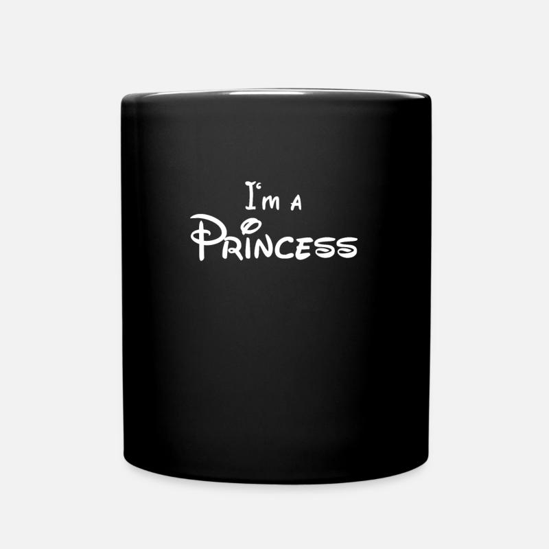 Je suis une princesse - Mug uni - noir
