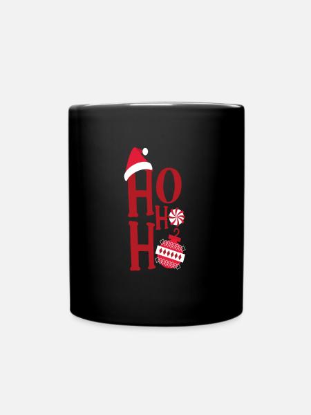HO HO HO CHRISTMAS - Tasse einfarbig - Schwarz