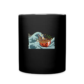 Ramen wave Kanagawa - Full Colour Mug - black - Front