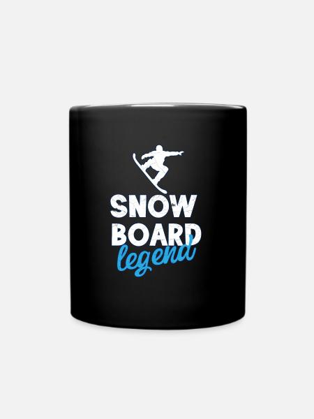 Sport de snowboard - Mug uni - noir