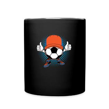 Football - EM - Soccer - Shirt - Full Colour Mug - black - Front