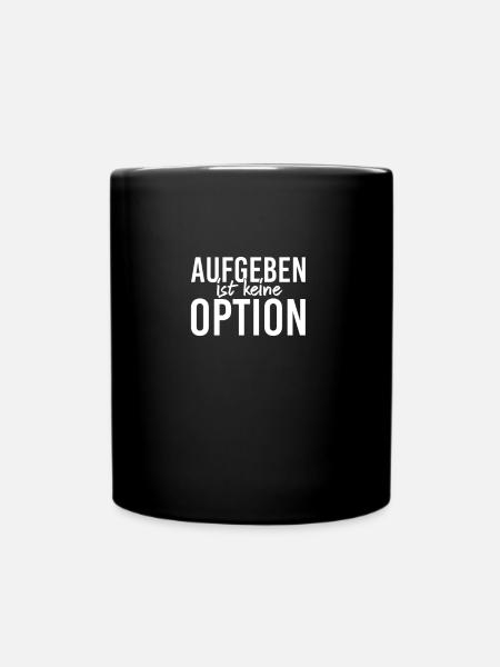Lustig - Tasse einfarbig - Schwarz