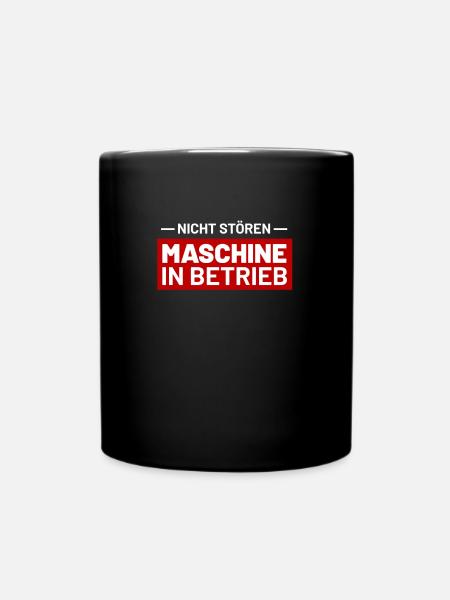 Lustig - Tasse einfarbig - Schwarz