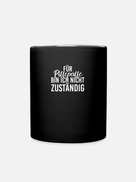 Lustig Büro - Tasse einfarbig - Schwarz