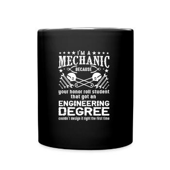 I´M A MECHANIC GIFT - Tasse einfarbig - Schwarz - Vorne