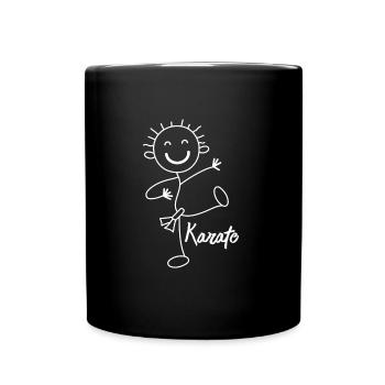 karaté - Mug uni - noir - Devant