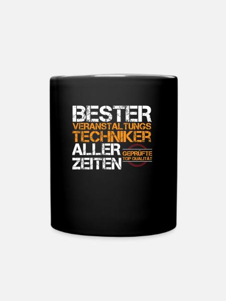 Veranstaltungstechniker Veranstaltungstechnik - Tasse einfarbig - Schwarz