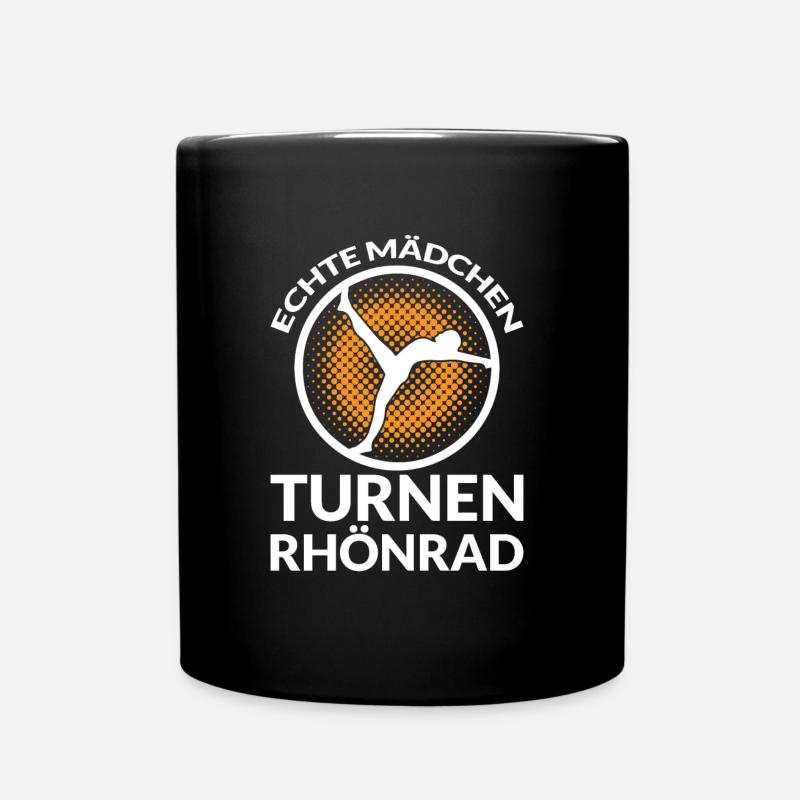 Lustiger Rhönrad Spruch - Tasse einfarbig - Schwarz