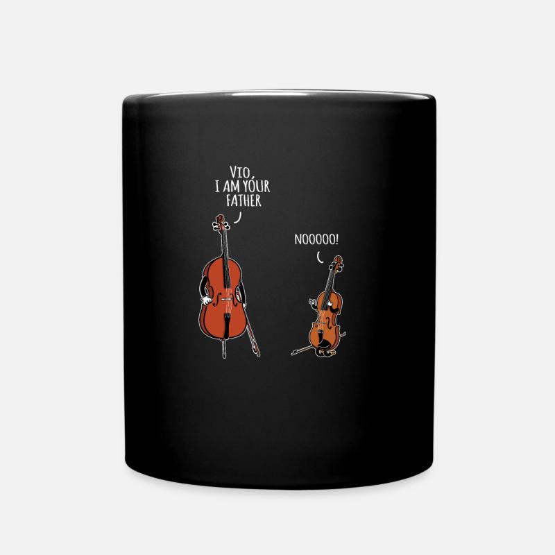 Violoncelle violoncelle je suis ton père - Mug uni - noir