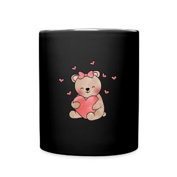 Valentine's Day gift - Full Colour Mug - black - Front