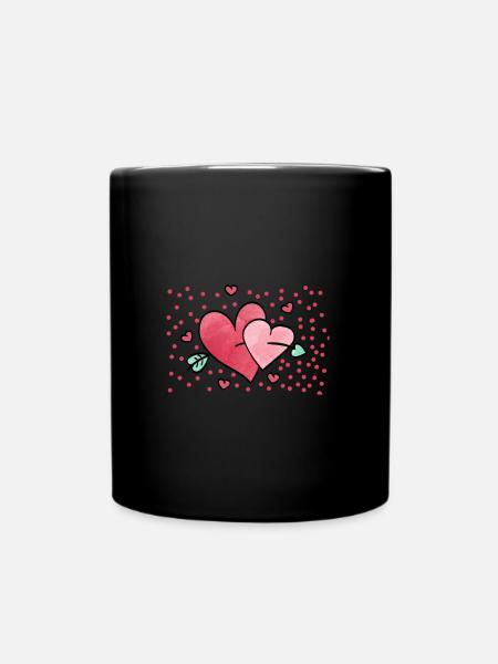 Saint Valentin - Mug uni - noir