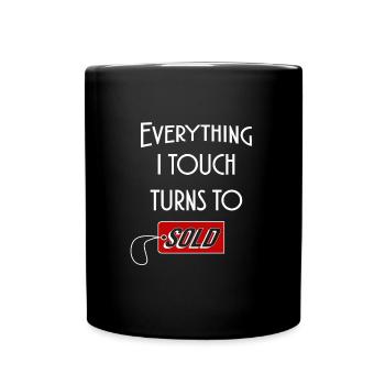 Broker seller I sell everything - Full Colour Mug - black - Front