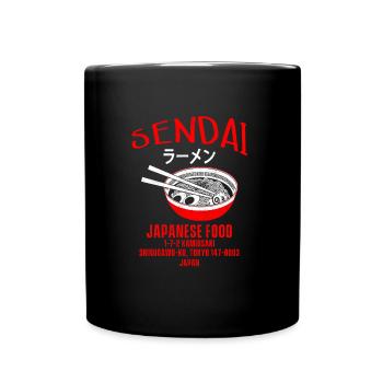 Sendai Japan Ramen - Mug uni - noir - Devant
