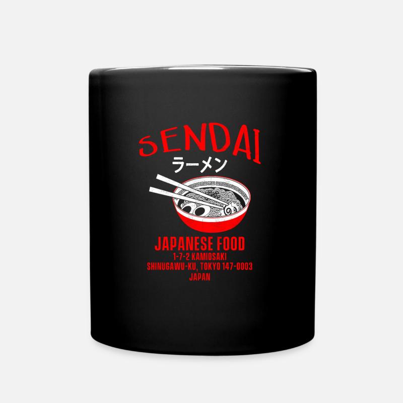 Sendai Japan Ramen - Tasse einfarbig - Schwarz