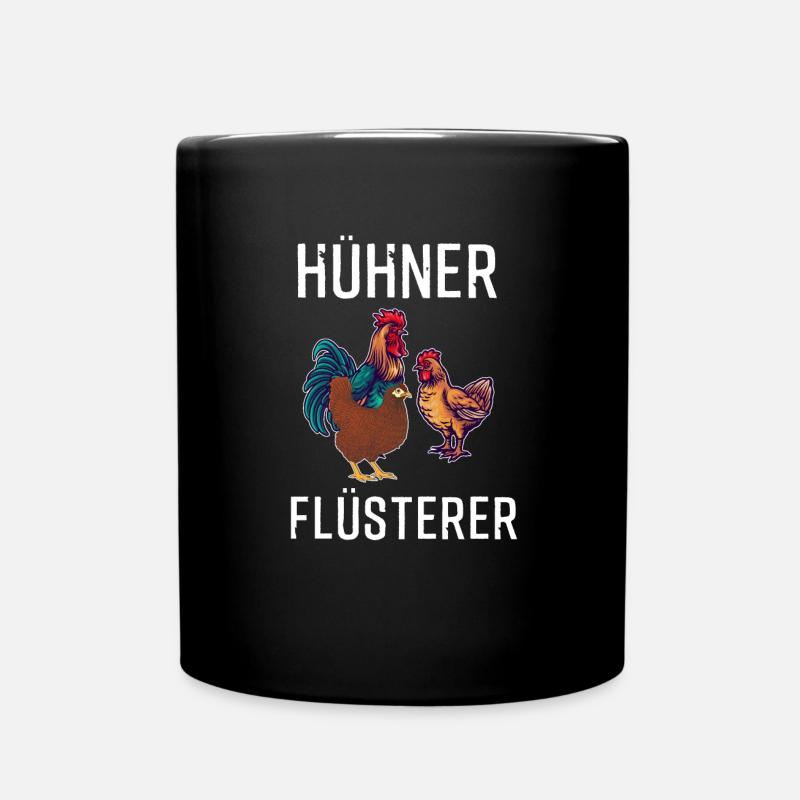 Poulets Whisperer Chicken - Mug uni - noir