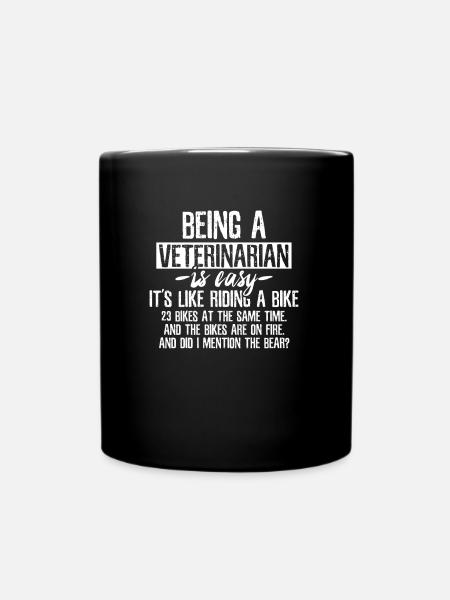 Soyez vétérinaire - Mug uni - noir