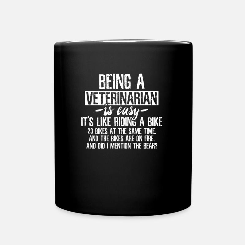 Soyez vétérinaire - Mug uni - noir